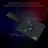 1 edragon Mousepad Gamer Flick L P031 450X400X4MM, Large - CompuMe